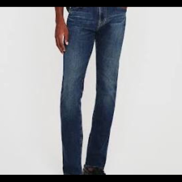 AG Adriano Goldschmied Dark Denim 360” Flex Tellis Modern Slim Jean 40X34 - Picture 1 of 5